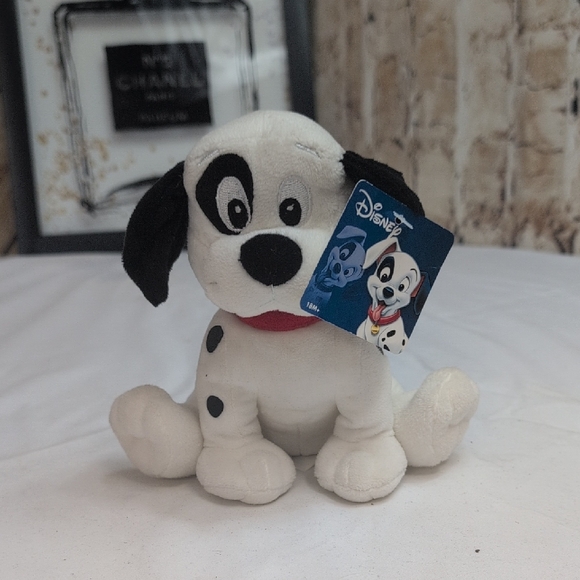 Disney Other - Disney Dalmatian Plush Dog Toy - Cream and Black
